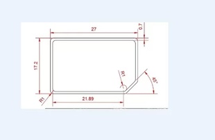 ic透明管 pvc塑料防静电 空管 27*17.2    500MM长度  2000条起做