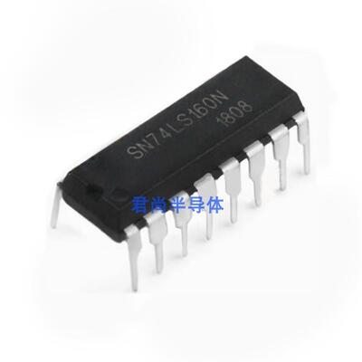 直插 74LS160 DIP-16 BCD十进制/4位二进制计数器 SN74LS160N