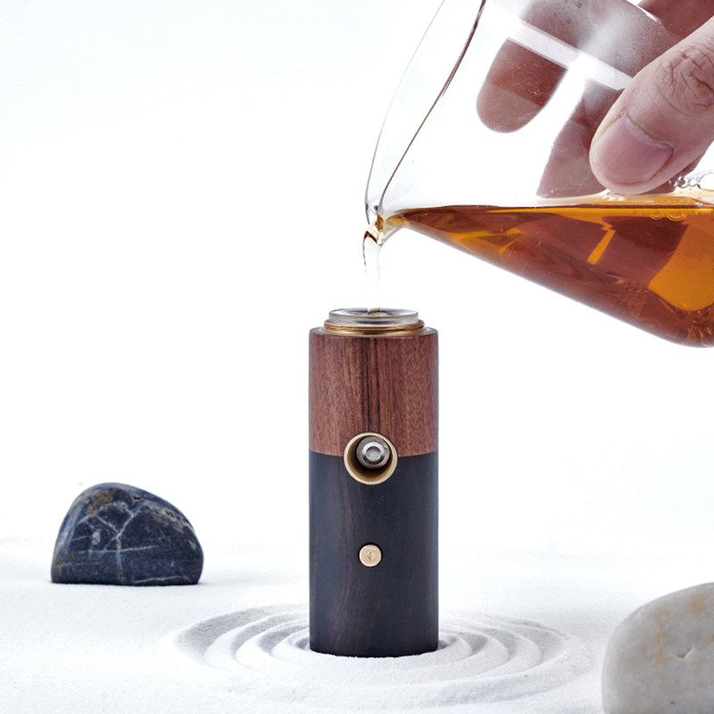 本兮木质茶雾器茶室加湿闻香识茶图片