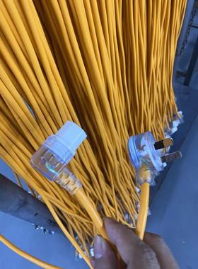 澳大利亚澳标透明插头H05VV-F 3G 1.0平方橙色电源线