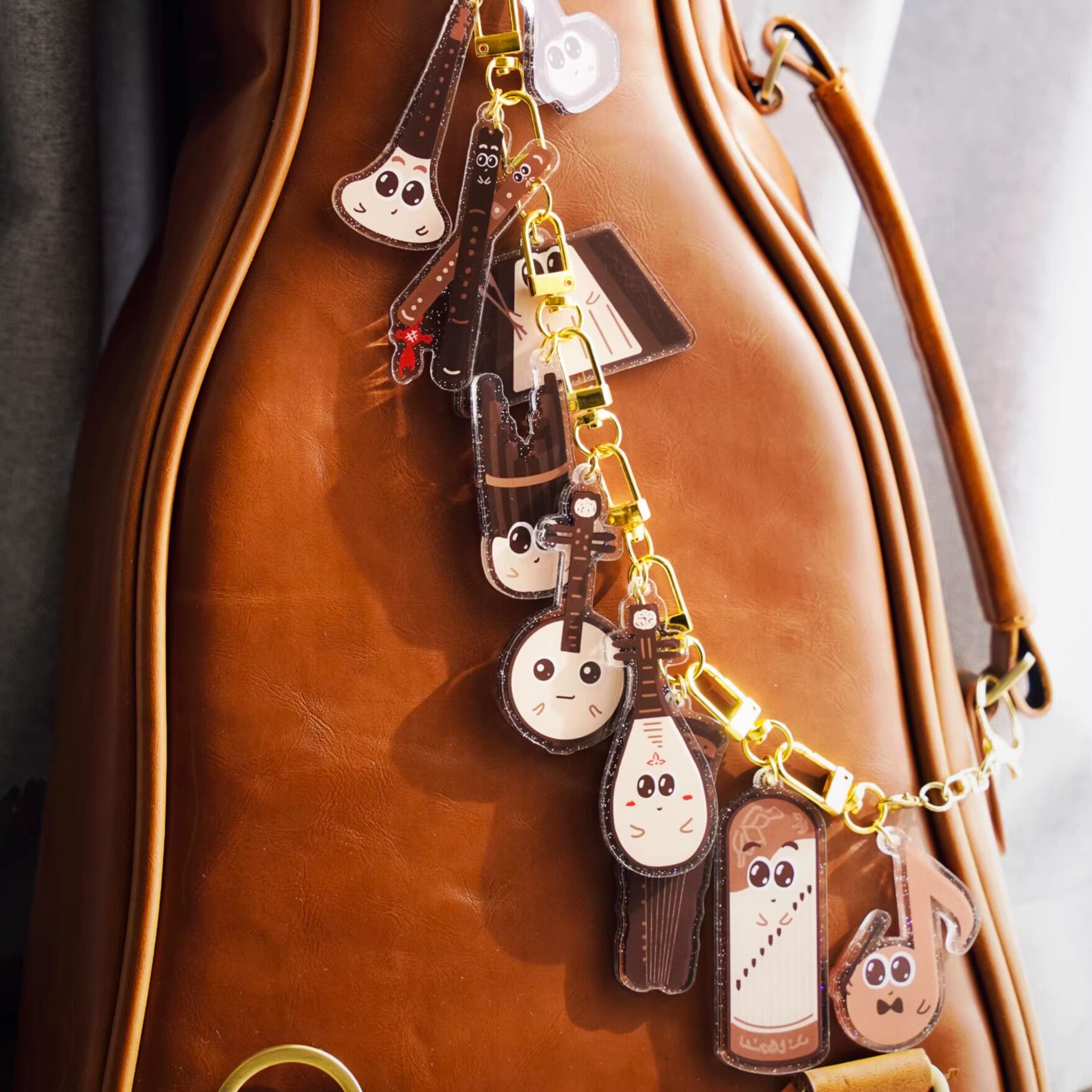 南麓文化&middot;中国风民族乐器挂件"Ukoo和他的乐器朋友们"音乐周边