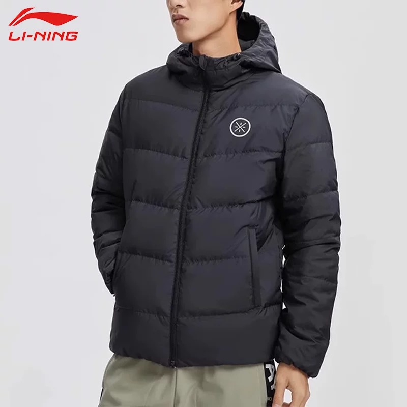 李宁韦德系列80%鹅绒防风保暖
