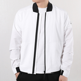 特惠adidas阿迪达斯立领男春秋外套运动梭织防风夹克棒球服dz1996