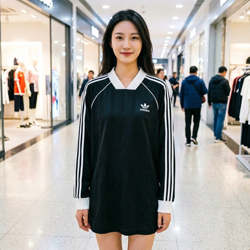 阿迪达斯三叶草女速干长袖卫衣