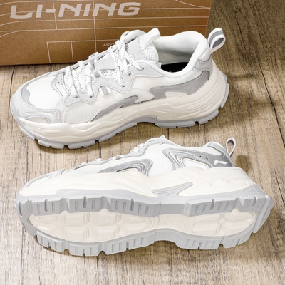 李宁25款星芒迪士尼厚底增高老爹