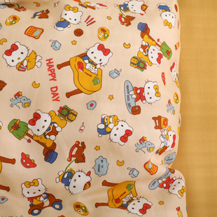 小咪酱卡通定制床笠宝宝婴儿童母婴a类双层纱纯棉床单单件100全棉