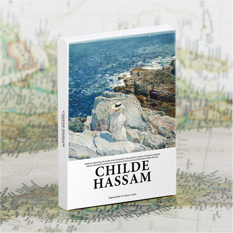 世界著名画家油画哈萨姆明信片