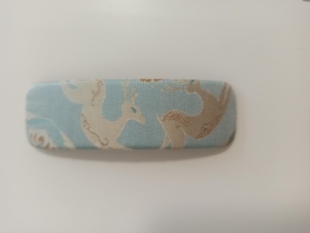 非遗宋锦钱小萍宝相奔鹿发夹弹簧夹顶夹边夹刘海发卡发饰头花饰