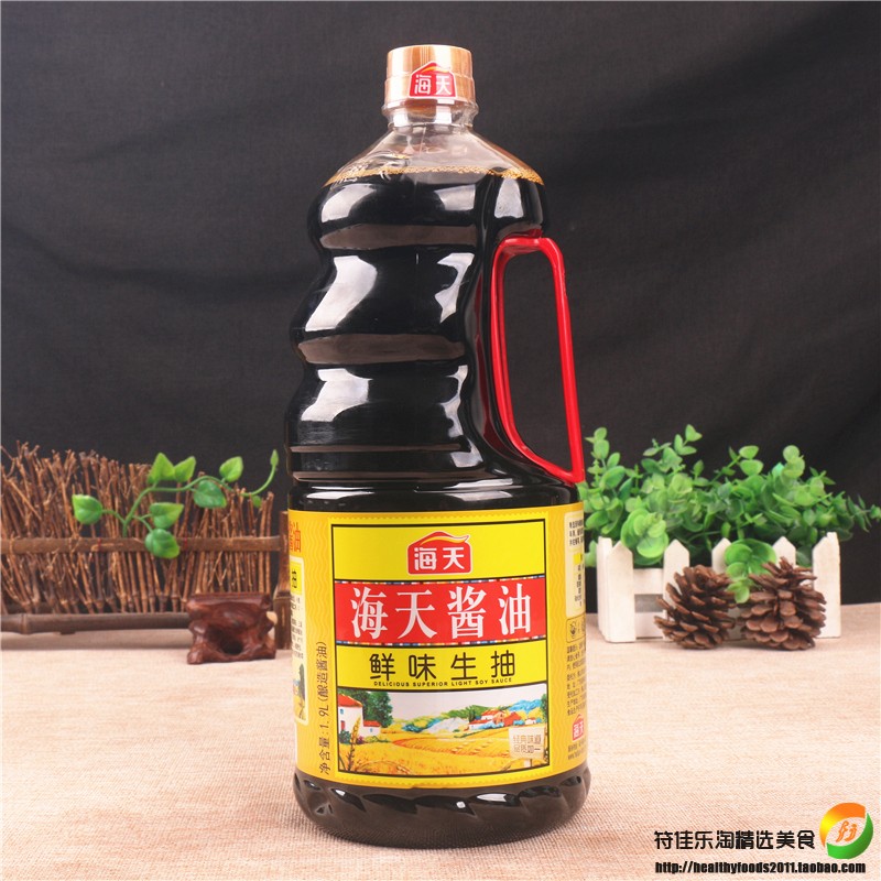 限区包邮海天鲜味生抽1.9L*6桶整箱美味鲜酱油炒菜凉拌菜酿造酱油