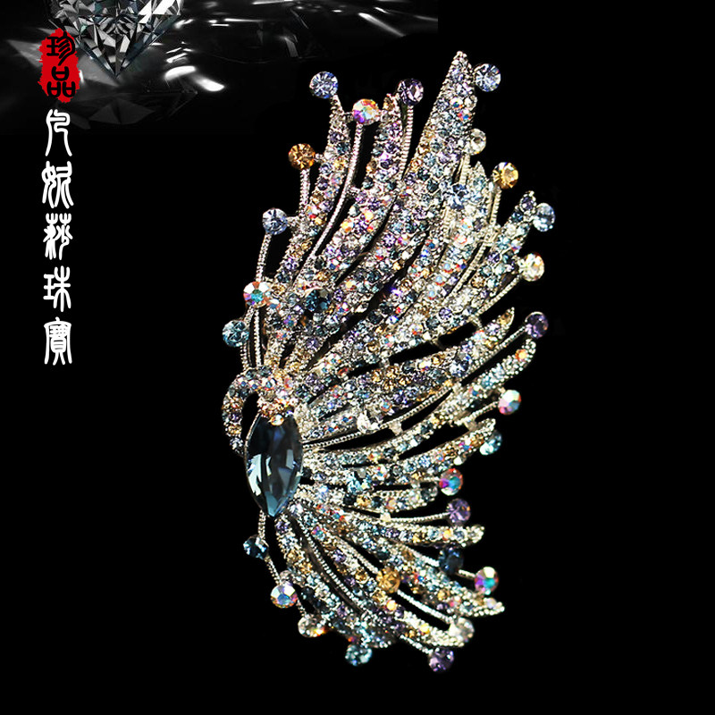 韩国进口百搭奥地利水晶蝴蝶胸针