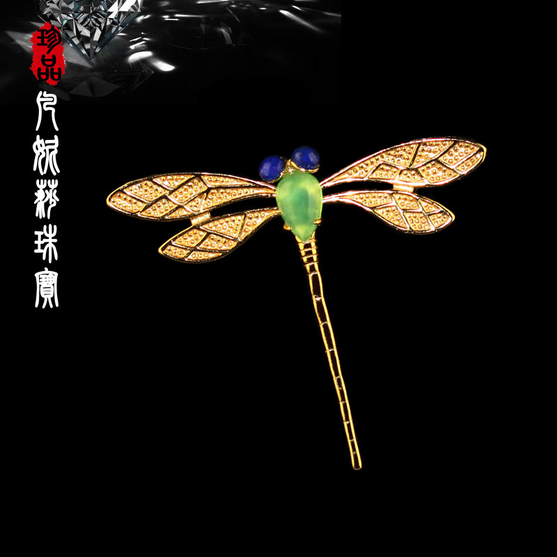 凡妮莎优雅可爱小蜻蜓胸针S925银