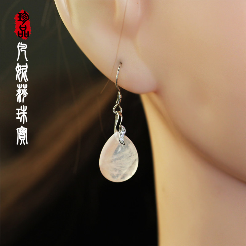 凡妮莎优雅水晶女锆石925银耳环