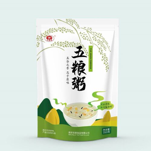 [5袋包邮]  吉泰五粮粥 速食早餐350G秸泰