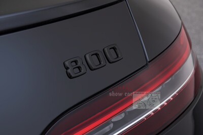 AM GT 800 巴博斯 全黑 字标 尾箱 标贴 法拉利红