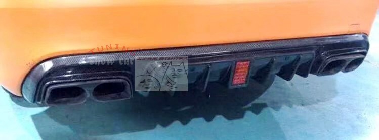 W205 C180C200C250C260C300C43C63 巴博斯 碳纤后唇 四出 下巴