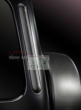 2019新款G级 W464 G350 G500 G550 G63 碳纤 C柱 后窗风口贴片