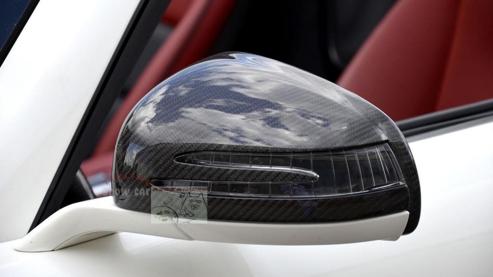 R172 SLK SLC200 SLC260 SLC300 SLC43 碳纤后视镜盖 倒车镜壳