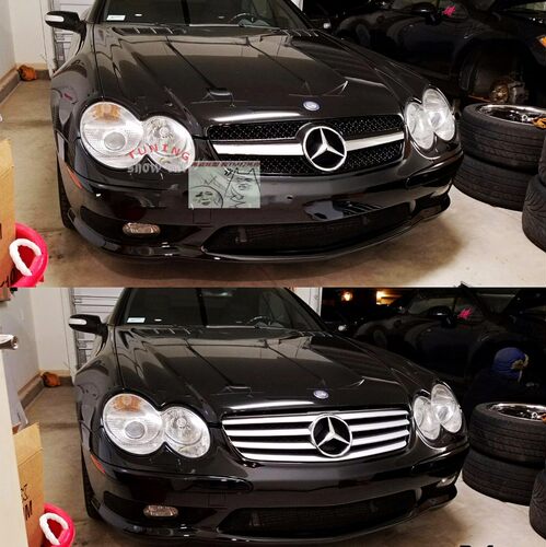 R230 SL350 SL500 SL550 一横杠 大星标 中网 台产高品质