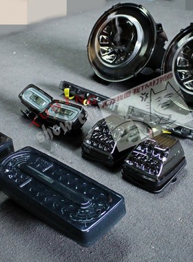 W463 G350G500G63 mans LED 熏黑 大灯 尾灯 转向灯 黑色 日行灯