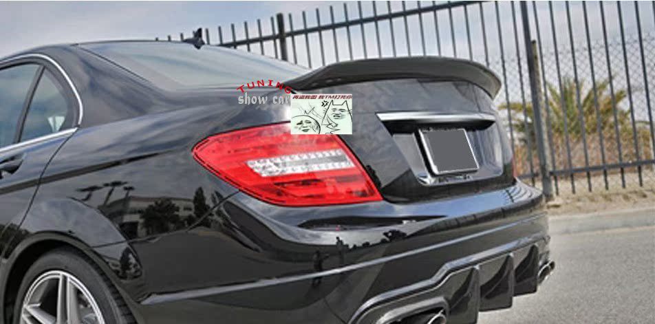 W204 两门 C180C250C350C63 coupe 碳纤 尾翼 定风翼 台湾