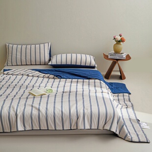 条纹款 氨纶双面凉感被 INS风数码 2026新款