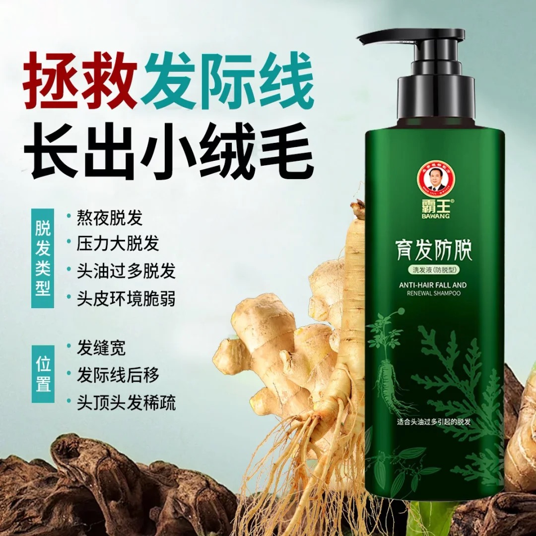 霸王生姜防脱去屑控油蓬松洗发水