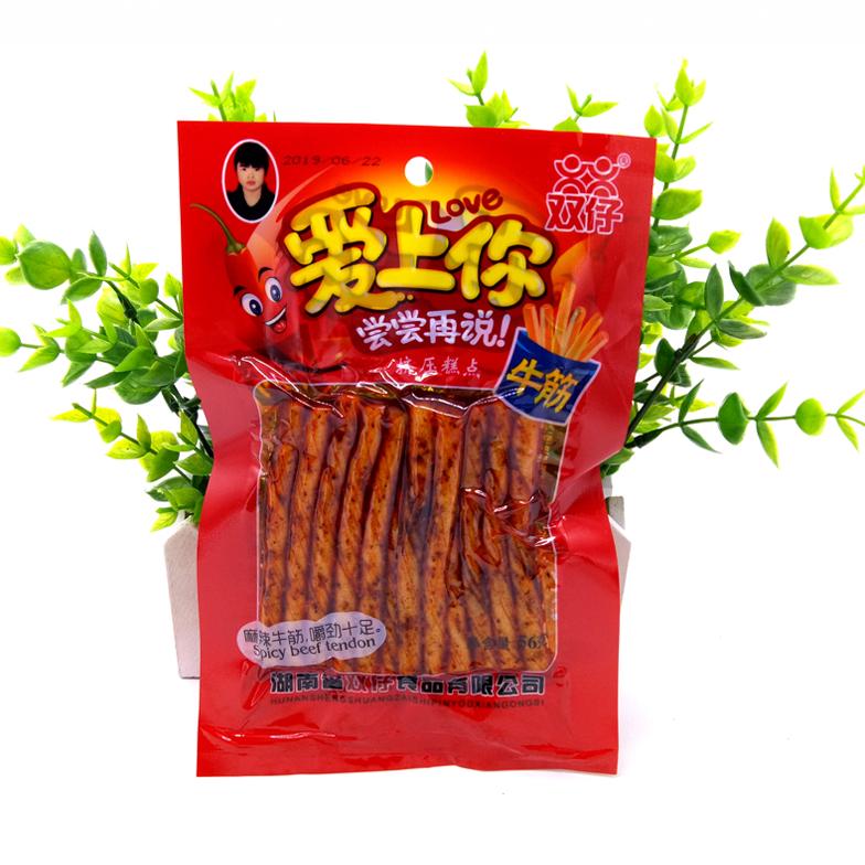 双仔爱上你素牛筋辣条面筋8090后童年儿时怀旧麻辣零食小卖铺小吃