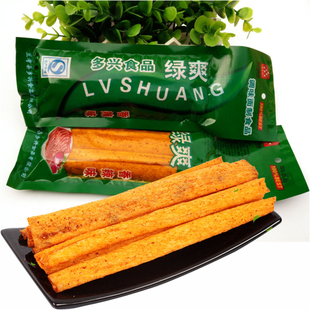 多兴绿爽辣条辣片8090后童年儿时怀旧麻辣零食校园小卖铺休闲小吃