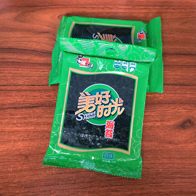 喜之郎美好时光海苔包邮3g/袋