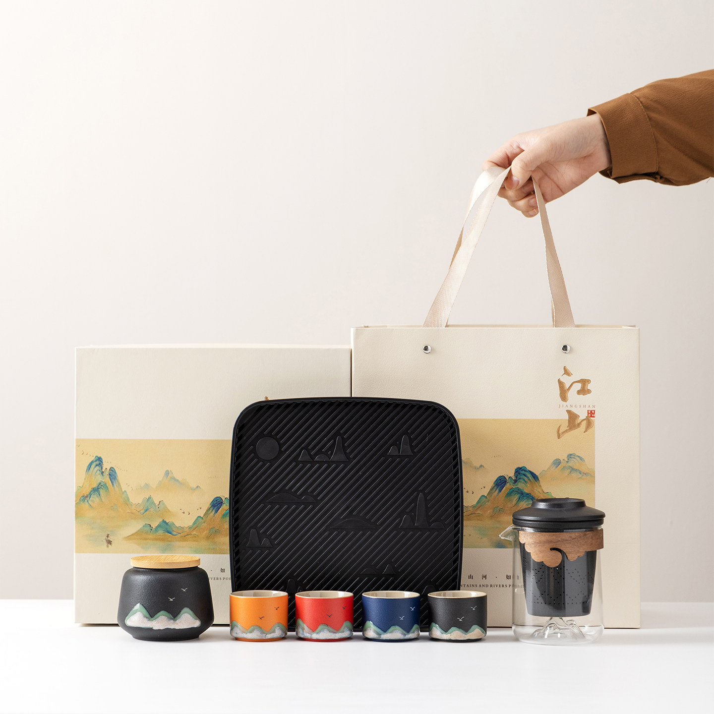 茶具套装礼品定制logo