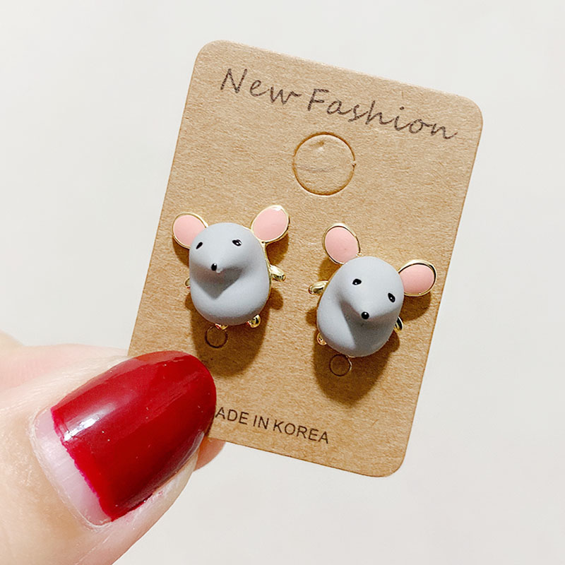 本命年生肖属鼠ins耳环