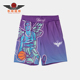 彪马正品 短裤 MELO 中腰印花运动宽松透气时尚 CHARLOTTE男士 Puma