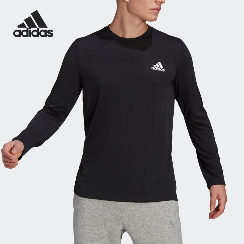 阿迪达斯男子运动长袖T恤