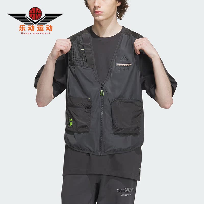 阿迪达斯男子运动马甲