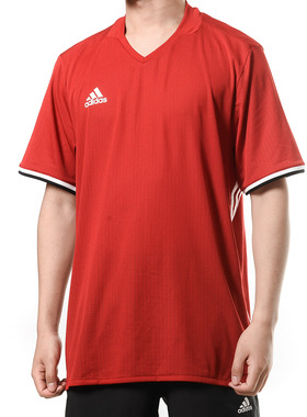 Adidas/阿迪达斯正品  足球男子短袖队服训练休闲运动T恤 AC5234