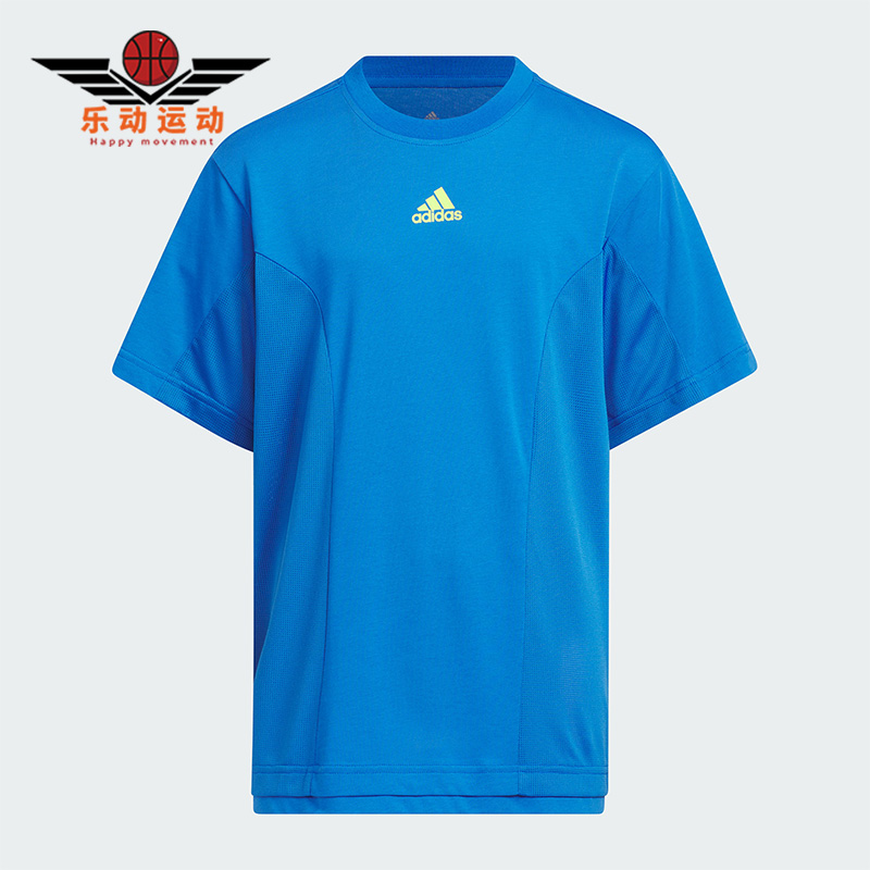 阿迪达斯大童运动短袖