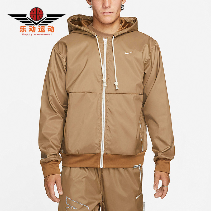 Nike/耐克正品冬季新款男子篮球运动加绒连帽外套DQ6185-258