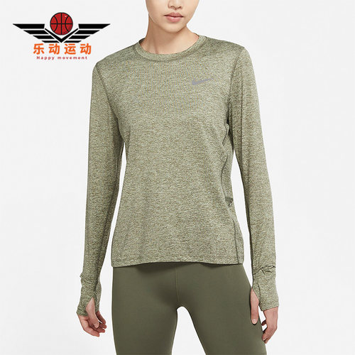 耐克女子跑步圆领上衣