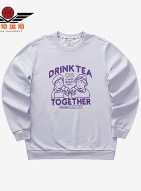 Skechers/斯凯奇正品新款男女时尚印花针织圆领休闲卫衣 L423U052