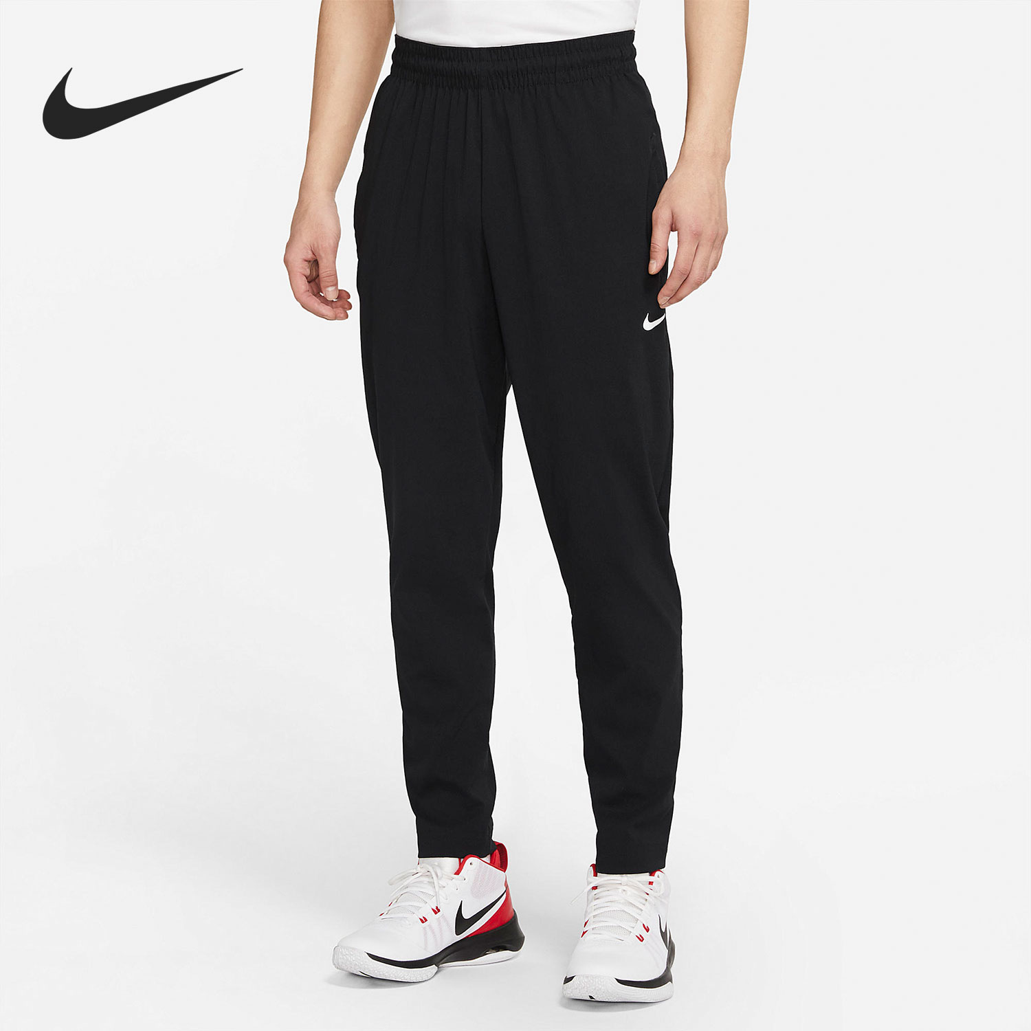 Nike/耐克正品春季男子新款黑色松紧户外运动长裤CV1991-010