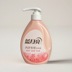 蓝月亮内衣专用洗衣液去血渍无刺激防发黄经期用宿舍便携500g樱花