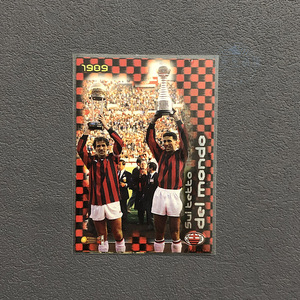 1989丰田杯冠军巴雷西球星卡ac米兰Panini帕尼尼意甲2000百年特卡