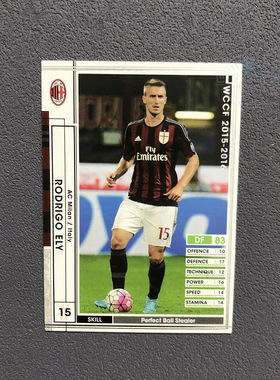 149罗德里戈·埃利ac米兰panini帕尼尼2015球星卡2016意甲WCCF官