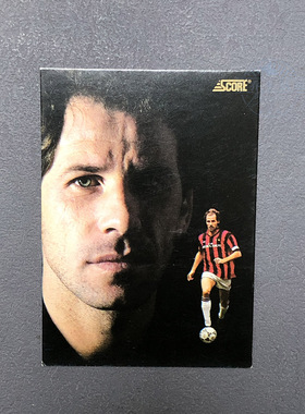 球星卡1991足球score系列意甲91意大利aic ac米兰 巴雷西 baresi
