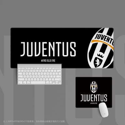 02超大鼠标垫键盘桌足球迷办公学生周边意甲用品尤文图斯juventus