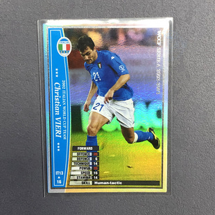维埃里球星卡WCCF巴乔意甲意大利国家队帕尼尼2002世界杯panini