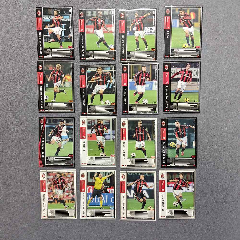 ac米兰panini帕尼尼2010球星卡2011意甲WCCF因扎吉皮尔洛伊布