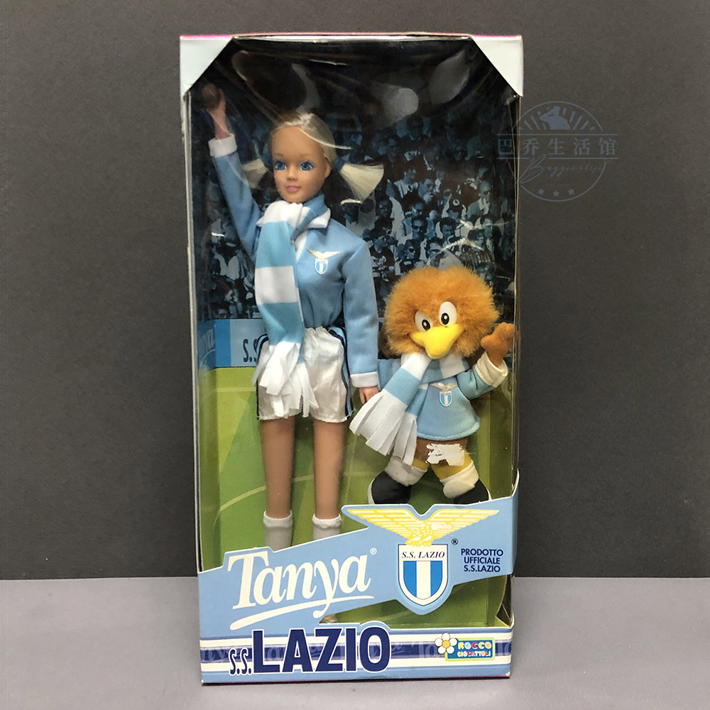 拉齐奥x Tanya娃娃吉祥物儿童官方正版足球迷人玩偶公仔lazio礼品