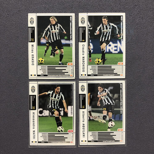 2010/2011尤文图斯panini帕尼尼球星卡意甲WCCF官方马尔基西奥