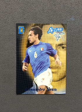 11 Panini帕尼尼2004意大利队AZZURRI球星卡官方 内斯塔 nesta